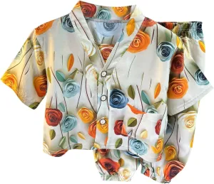 2 Piece Matching Tops Sets for Kids Girl Boy Summer Fall Graphic Top Tees Trousers Pants Sets Kid 2025 Fashion