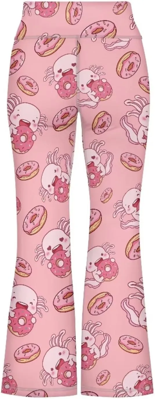 5-14 Bell Bottoms for Girls Cute Yoga Pants for Girls Flare Leggings Kid