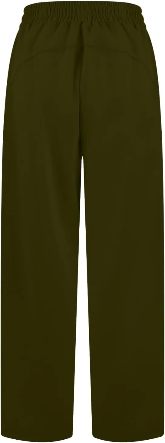 Baggy Sweat Pants for Women Y2k High Waisted Lounge Pants Casual Loose Petite Pants Elastic Waist Wide Leg Pants