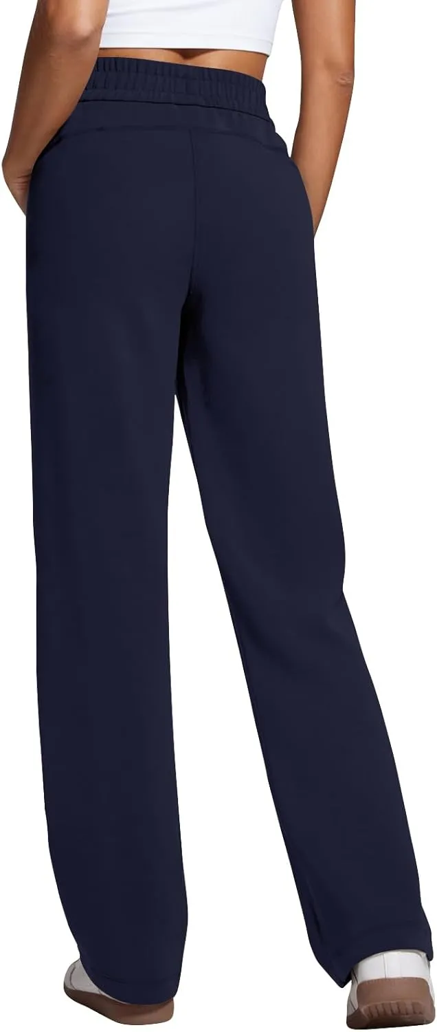Baggy Wide Leg Sweatpants for Women High Waisted Lounge Travel Casual Petite Pants Elastic Waist Sweat Pants Y2k