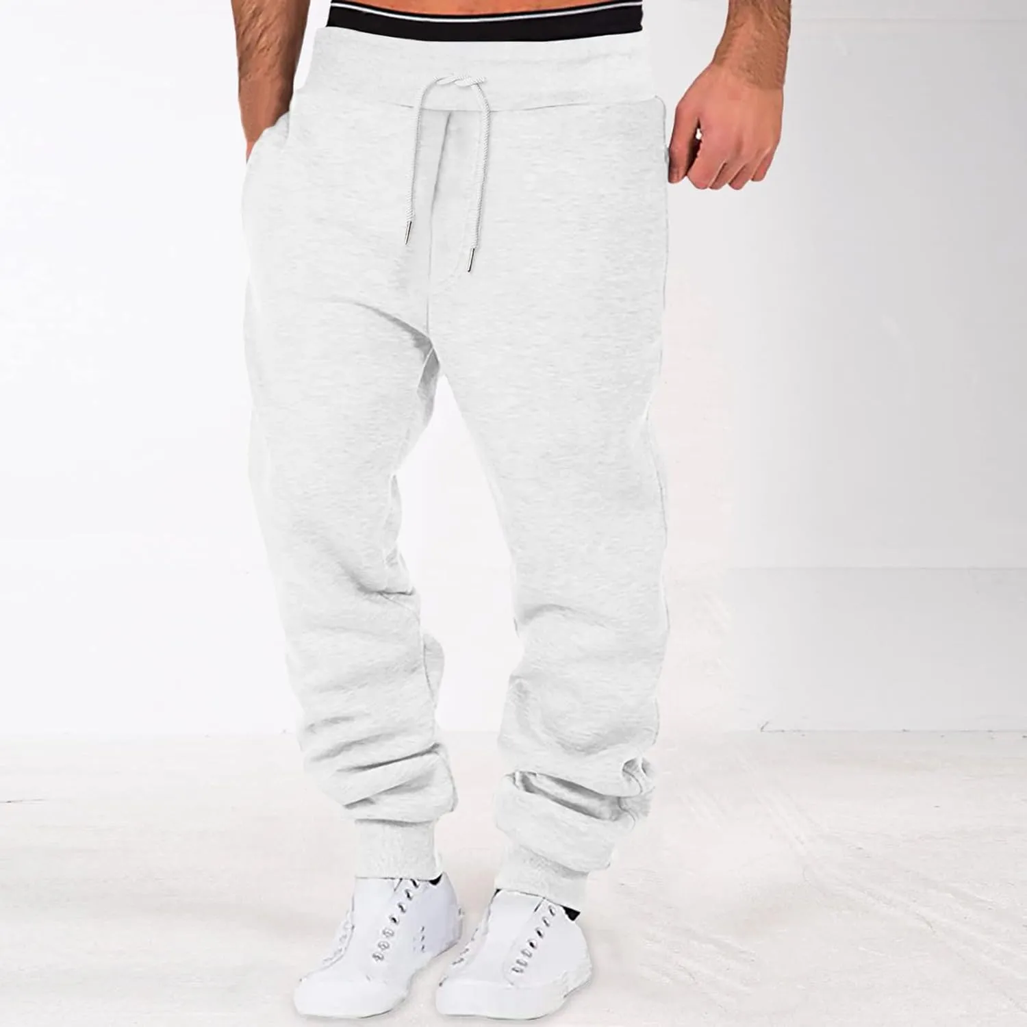 Big and Tall Sweatpants for Men Bottoms Men's Tech Fleece Active Athletic Casual Jogger Sweatpants with Pockets Mens