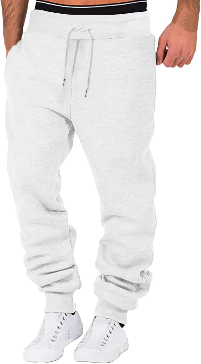 Big and Tall Sweatpants for Men Bottoms Men's Tech Fleece Active Athletic Casual Jogger Sweatpants with Pockets Mens