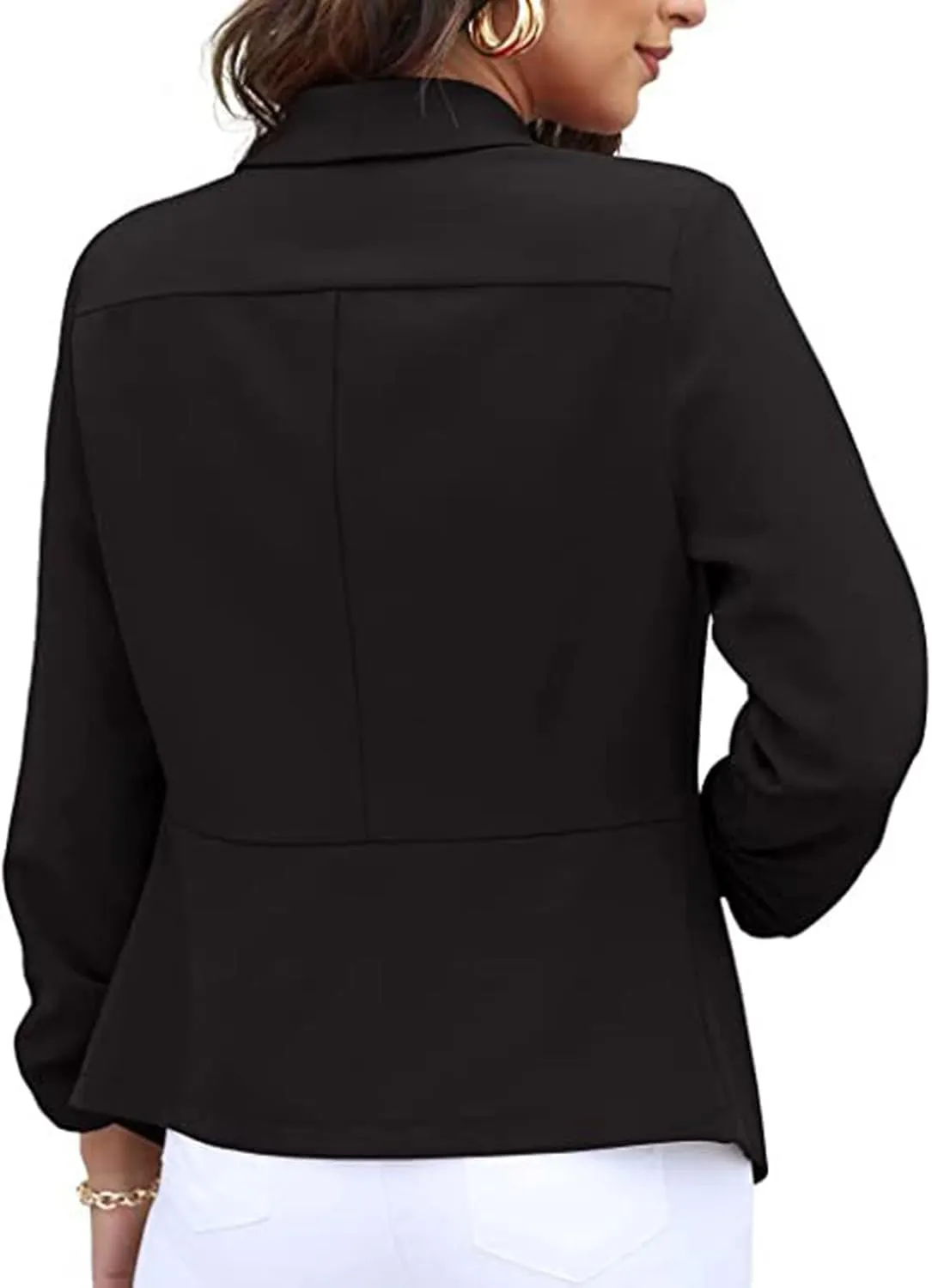 Boucle Jackets for Women Office Women Jackets Cropped Dressy Lightweight Cardigan Loose Fit Oversized Jackets