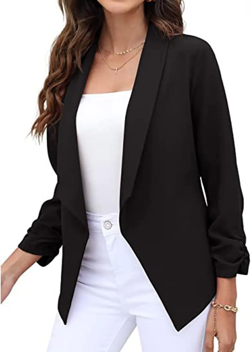 Boucle Jackets for Women Office Women Jackets Cropped Dressy Lightweight Cardigan Loose Fit Oversized Jackets