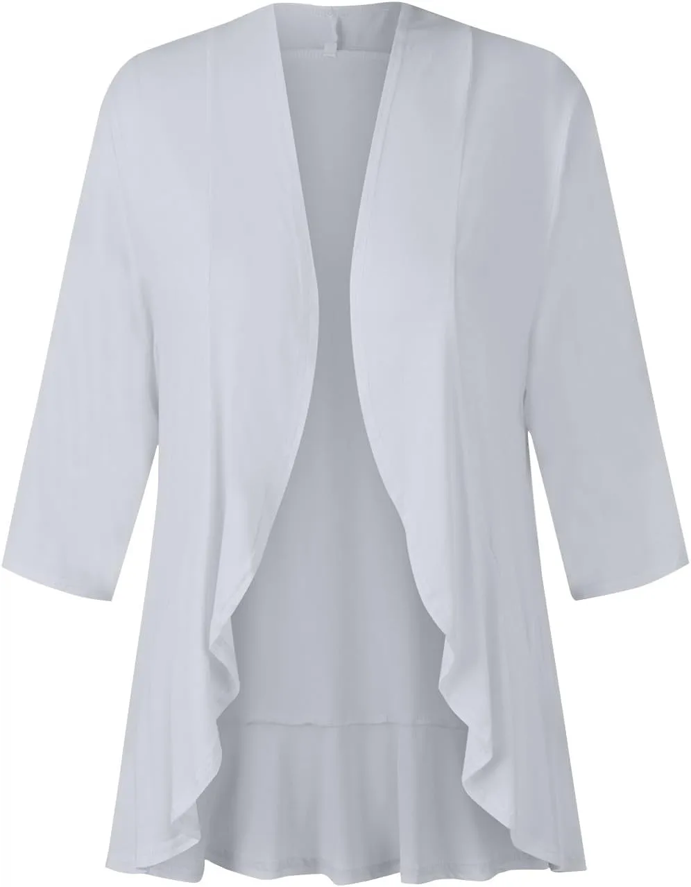 Cardigans for Women 2025 Casual Duster 3/4 Sleeve Jackets Lightweight Cardigans Retro Print Blouse Tops Coat