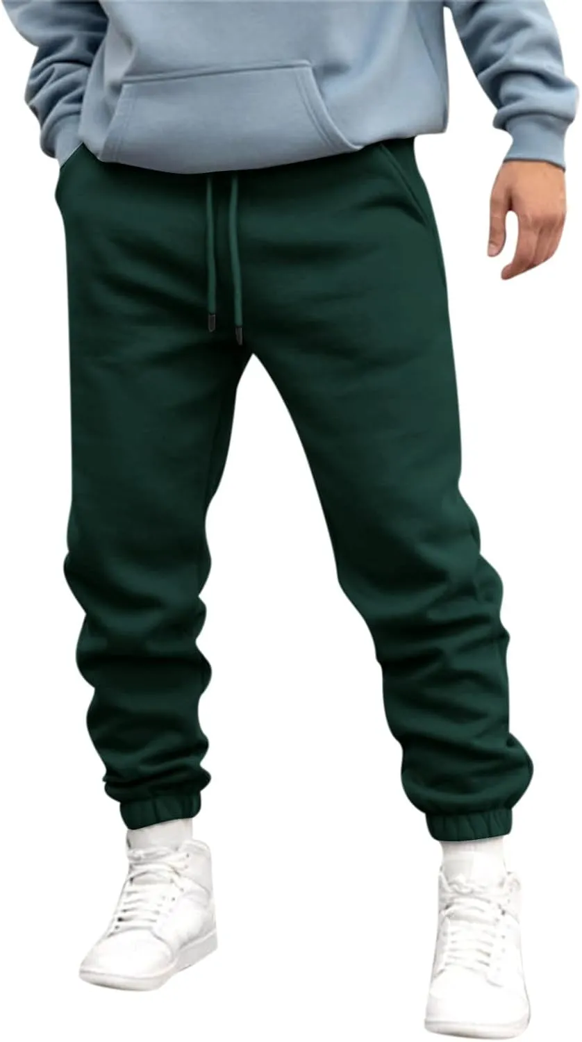 Cargo Pants for Men Big and Tall Pants Elastic Waist Sweatpants for Men Casual Long Trousers Light Jogger Pants Men's