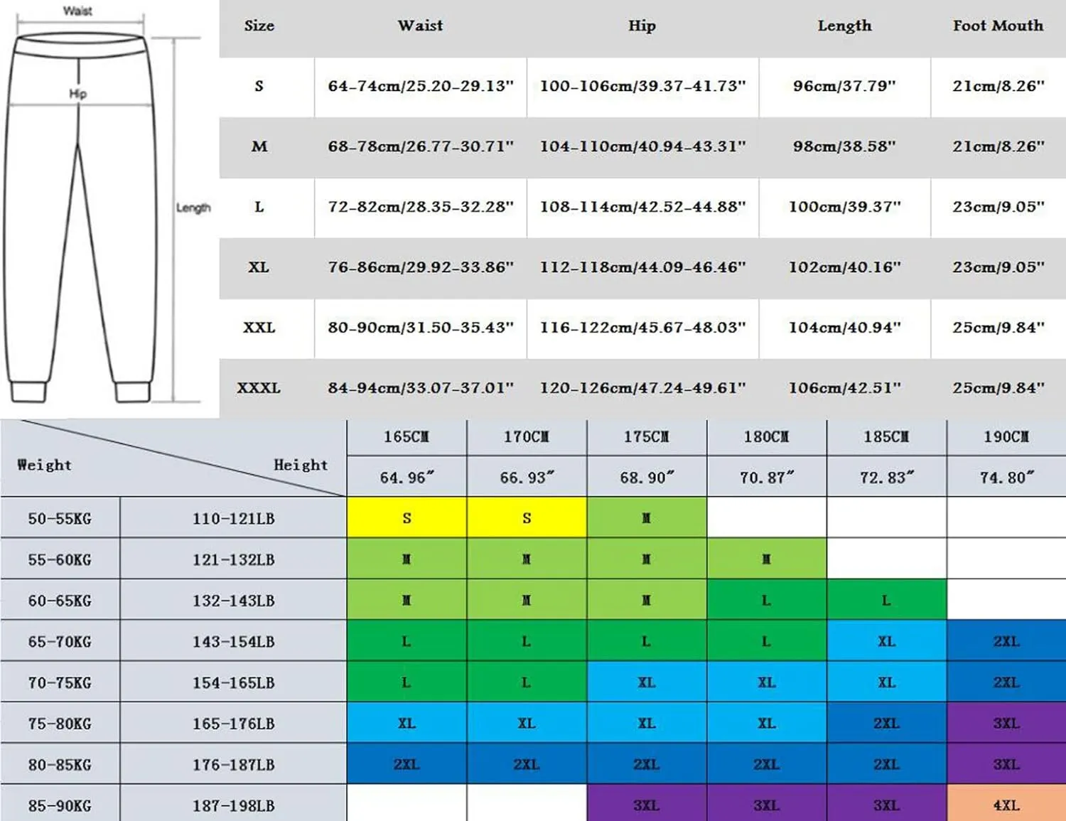 Cargo Pants for Men Big and Tall Trousers Men's Heavyweight Fleece Cargo Sweatpants Elastic Waist Drawstring Straight