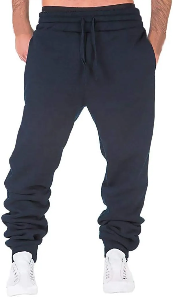 Cargo Pants for Men Relaxed Fit Athletic Pants Traning Track Pants Joggers Mens Sweatpants Casual Wide Leg Drawstring