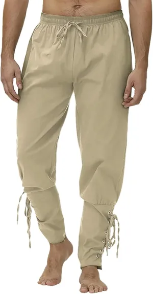 Cargo Pants for Men Relaxed Fit Fleece Cargo Sweatpants Open Bottom Straight Leg Casual Loose Athletic Jogger Pants