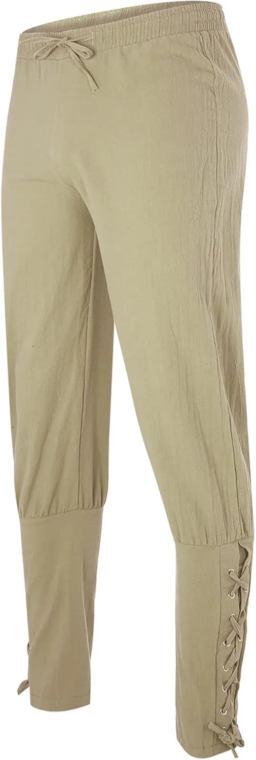 Cargo Pants for Men Relaxed Fit Fleece Cargo Sweatpants Open Bottom Straight Leg Casual Loose Athletic Jogger Pants