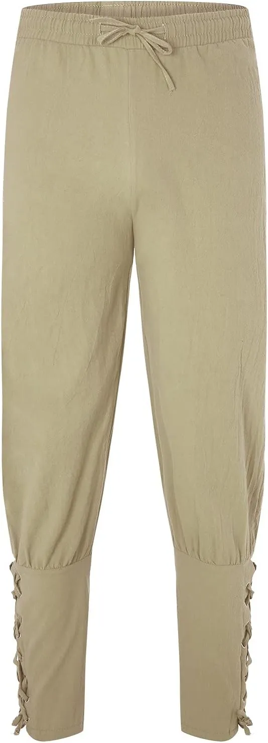 Cargo Pants for Men Relaxed Fit Fleece Cargo Sweatpants Open Bottom Straight Leg Casual Loose Athletic Jogger Pants