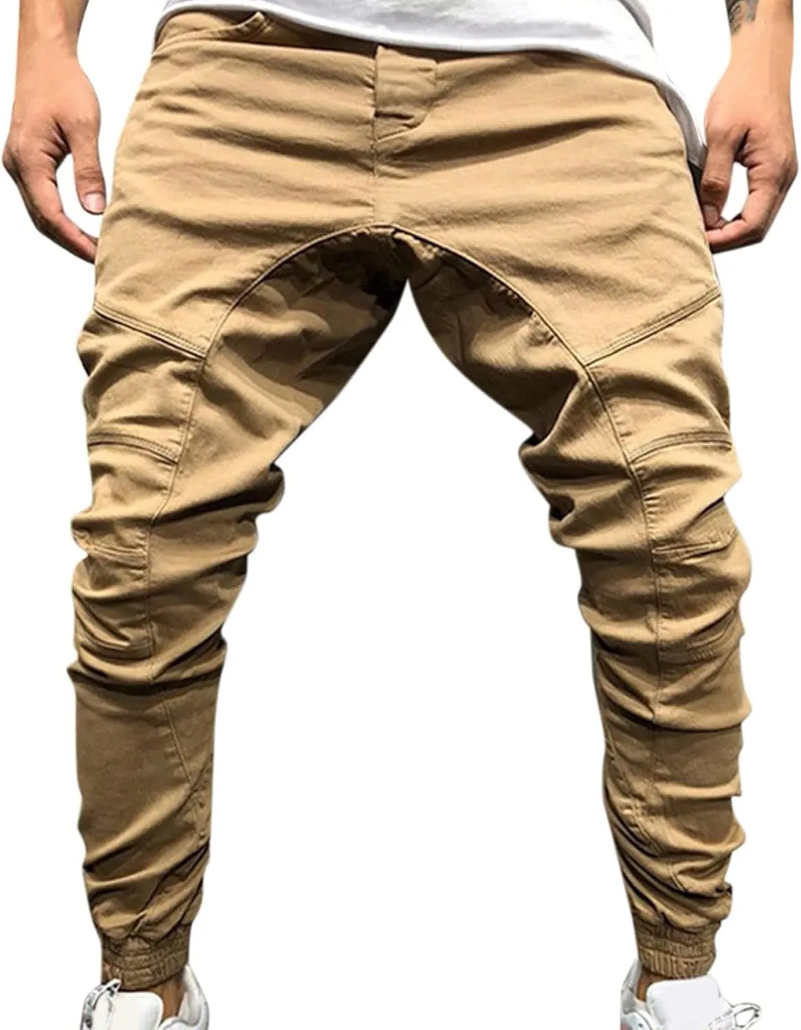 Cargo Pants for Men Relaxed Fit Trousers Casual Outdoor Joggers Lightweight Sweatpants for Men Jogging Cargo Pants