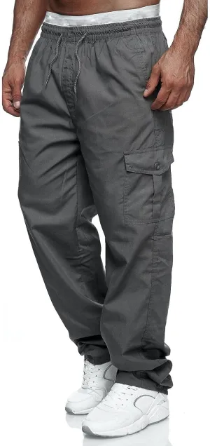 Cargo Sweatpants for Men Big and Tall Men's Casual Cargo Pants Loose Fit Jogger Sweatpants Tactical Work Pants Multi