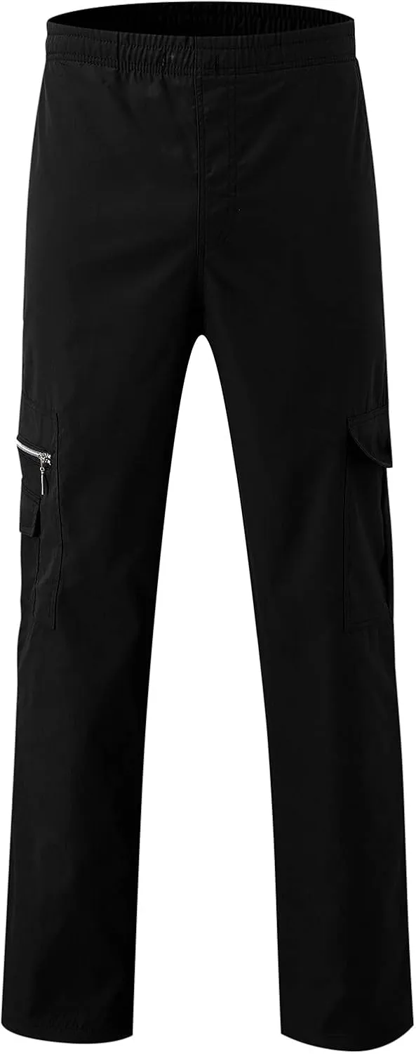 Cargo Sweatpants for Men Big and Tall Men's Casual Cargo Pants Loose Fit Jogger Sweatpants Tactical Work Pants Multi
