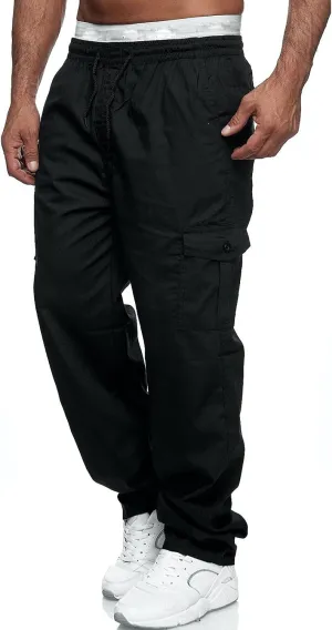 Cargo Sweatpants for Men Big and Tall Men's Casual Cargo Pants Loose Fit Jogger Sweatpants Tactical Work Pants Multi