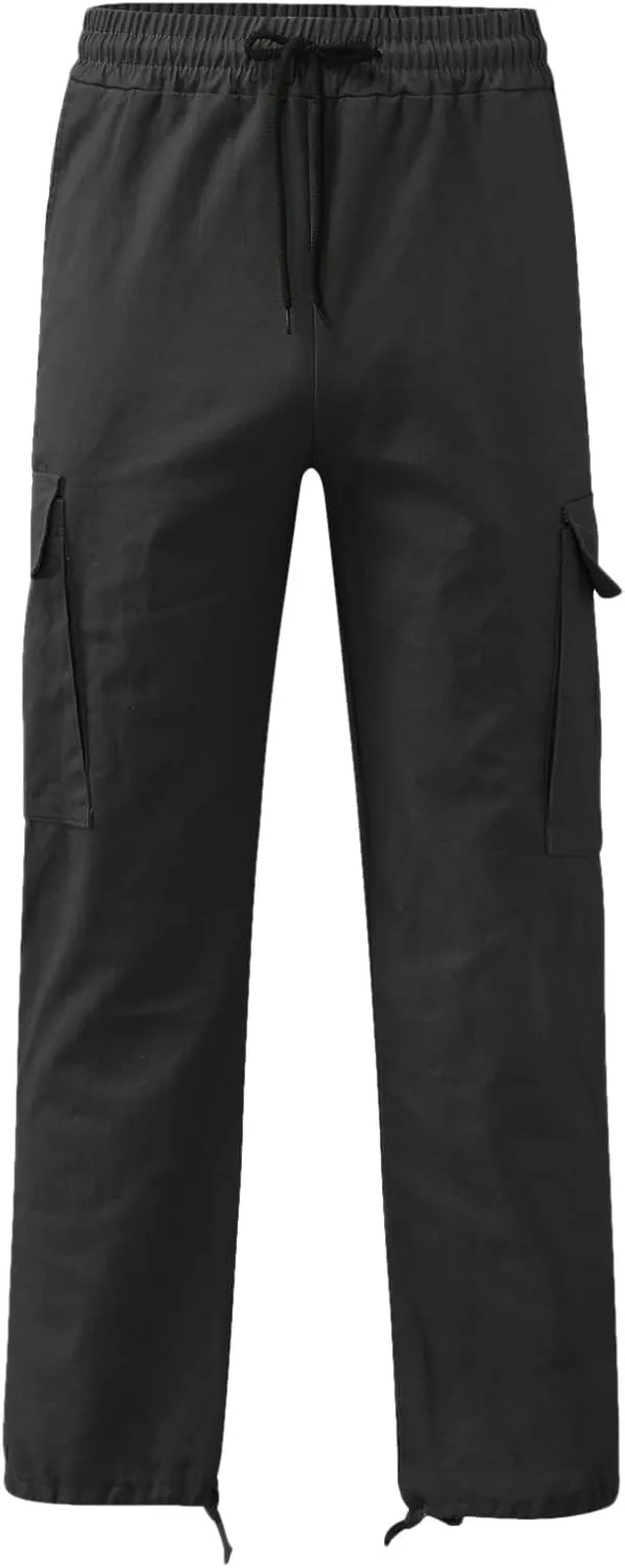 Cargo Sweatpants for Men Big and Tall Pants for Running Sweatpants Hiking Mens Sweatpants Casual Cotton Chinos Cargo
