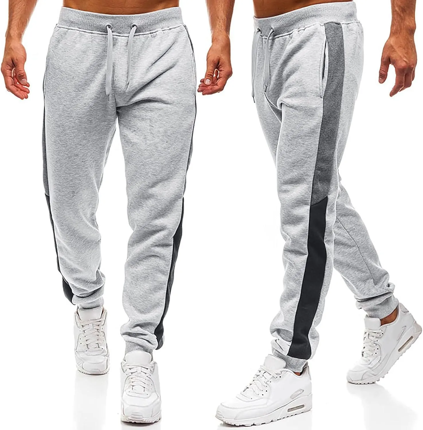 Cargo Trousers for Men Jogger Pants Men Sweatpants Men's Basic Active Fleece Jogger Pants Big & Tall Sizes Sweatpants