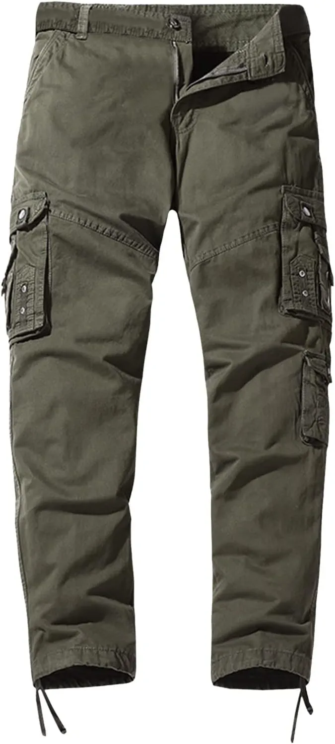 Cargo Trousers for Men Pants Casual Rope Loose Heavyweight Fit Cargo for Men Loose Sports Trousers Pants with Pockets