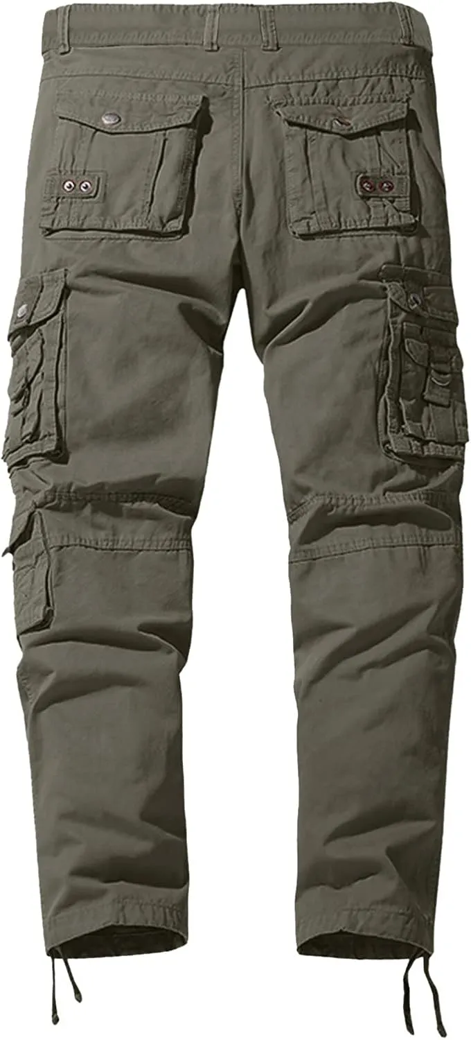 Cargo Trousers for Men Pants Casual Rope Loose Heavyweight Fit Cargo for Men Loose Sports Trousers Pants with Pockets