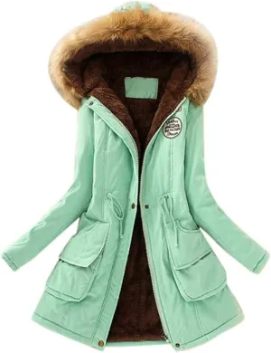 COTECRAM Winter Coats for Women Warm Faux Fur Coat Fashion Cropped Puffer Jackets for Evening Dresses Formal Fuzzy Cardigans
