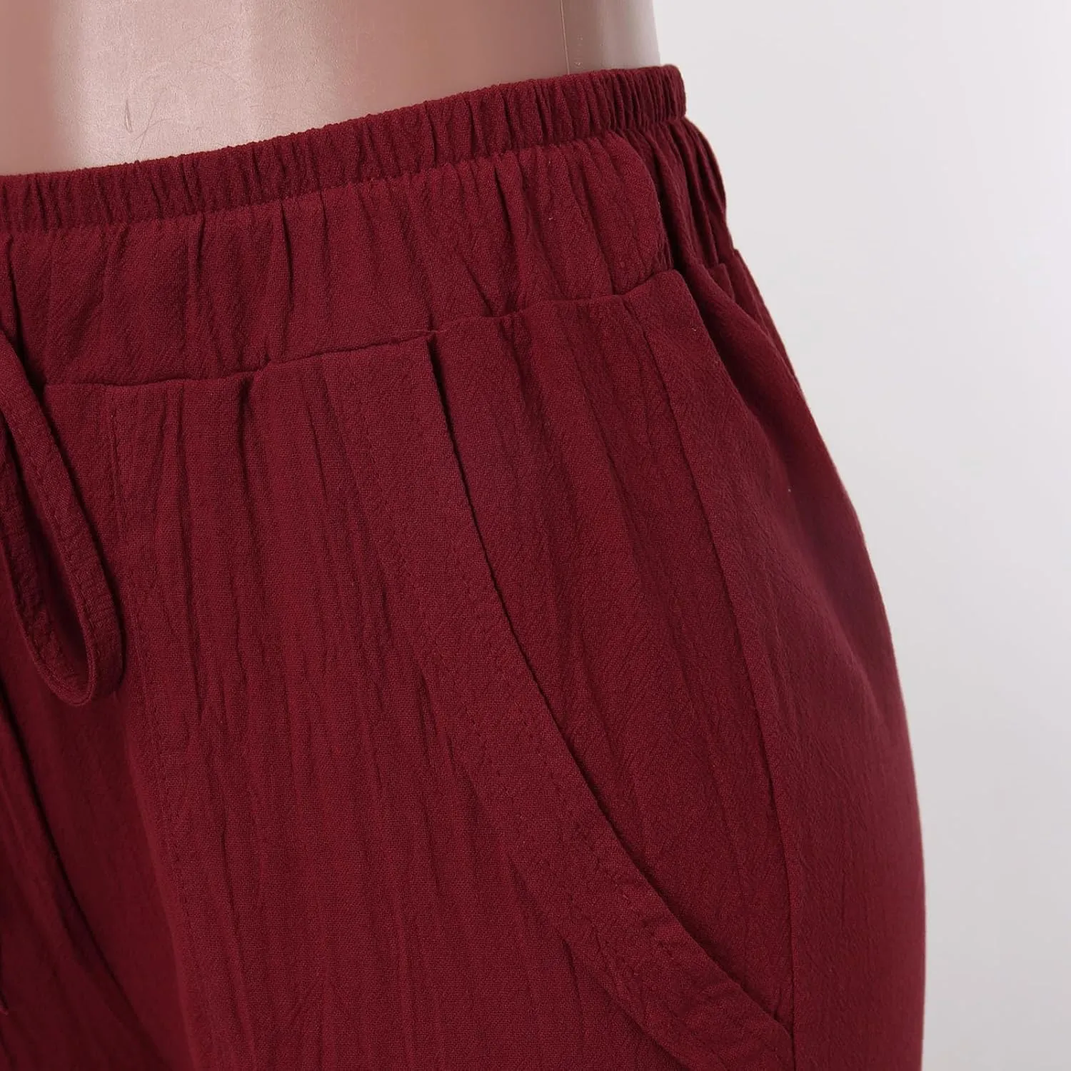 Cropped Pants for Women Plus Size Summer 2024 Trendy Casual Tapered Pants Comfy Straight Leg Trousers Yoga Beach Work Pant