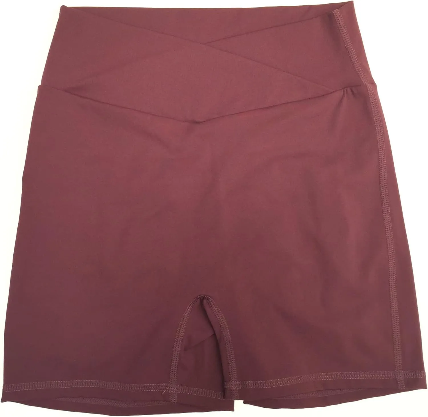 Danysu Women Pocket Shorts Cross High Waist Scrunch Butt Booty Workout Lifting Athletic Gym Bottoms