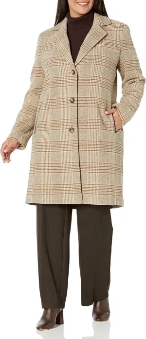 DKNY Womens Outerwear Wool