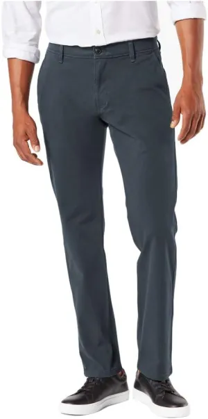 Dockers Men's Straight Fit Ultimate Chino with Smart 360 Flex (Regular and Big & Tall), Cool Slate, 34W x 32L