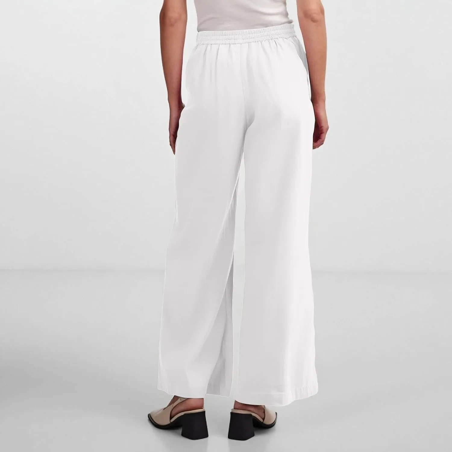 fanmpghleoo Wide Leg Linen Pants for Women Plus Size Linen Pants Women Summer Business Casual Baggy High Waisted Dress Pants