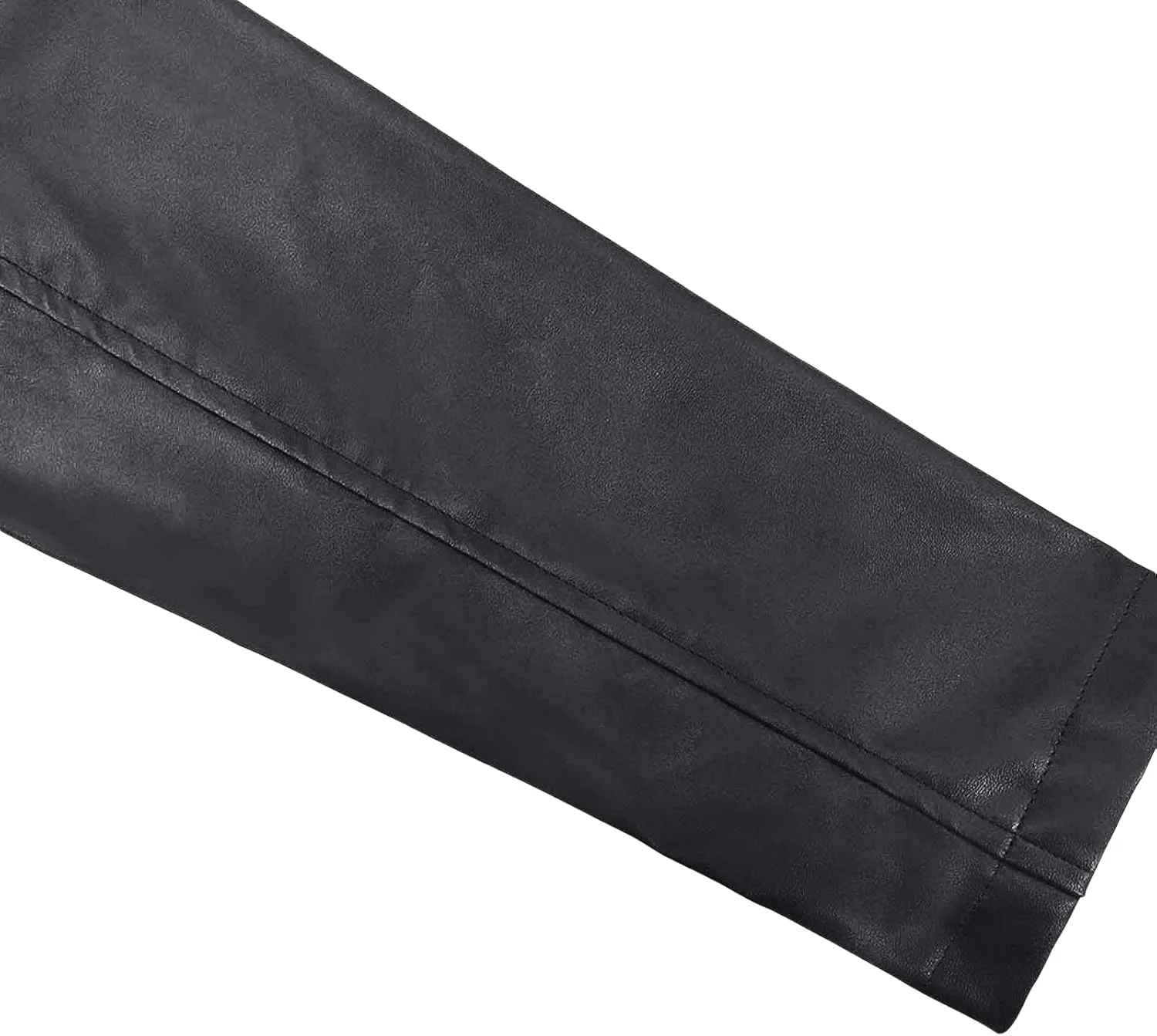 Faux Leather Jacket for Women 2025 Trendy Lightweight Coat Zipper Long Sleeve Outerwear Plus Size Casual Jacket