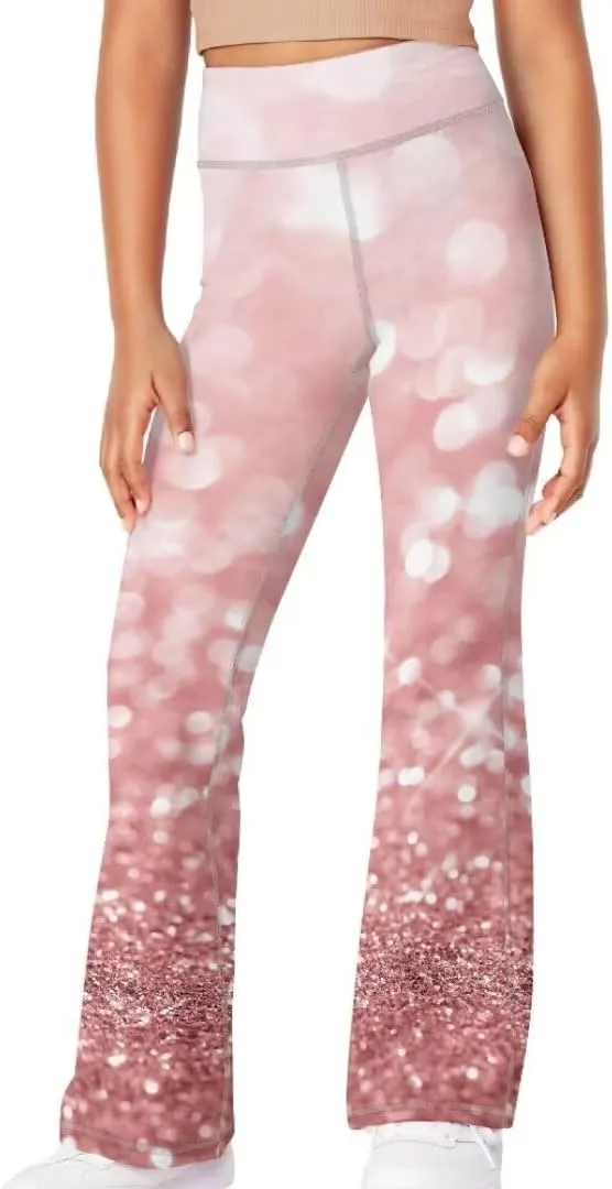 Girls Flare Leggings 5-14T Cute Bell Bottoms for Girl Yoga Pants for Gym