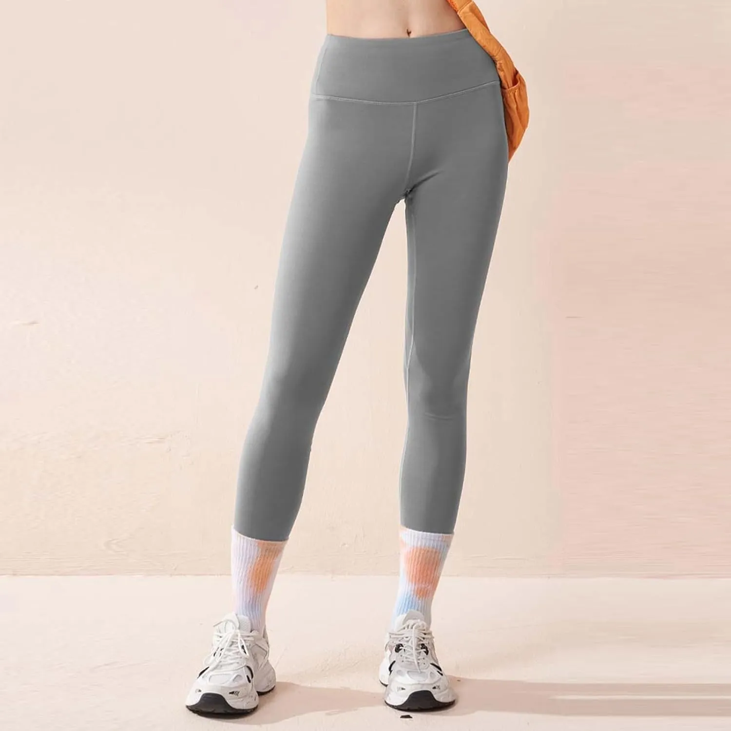 High Waist Compression Soft Basic Fitness Yoga Pants for Women - Tight Stretchy Activewear for Yoga, Gym,