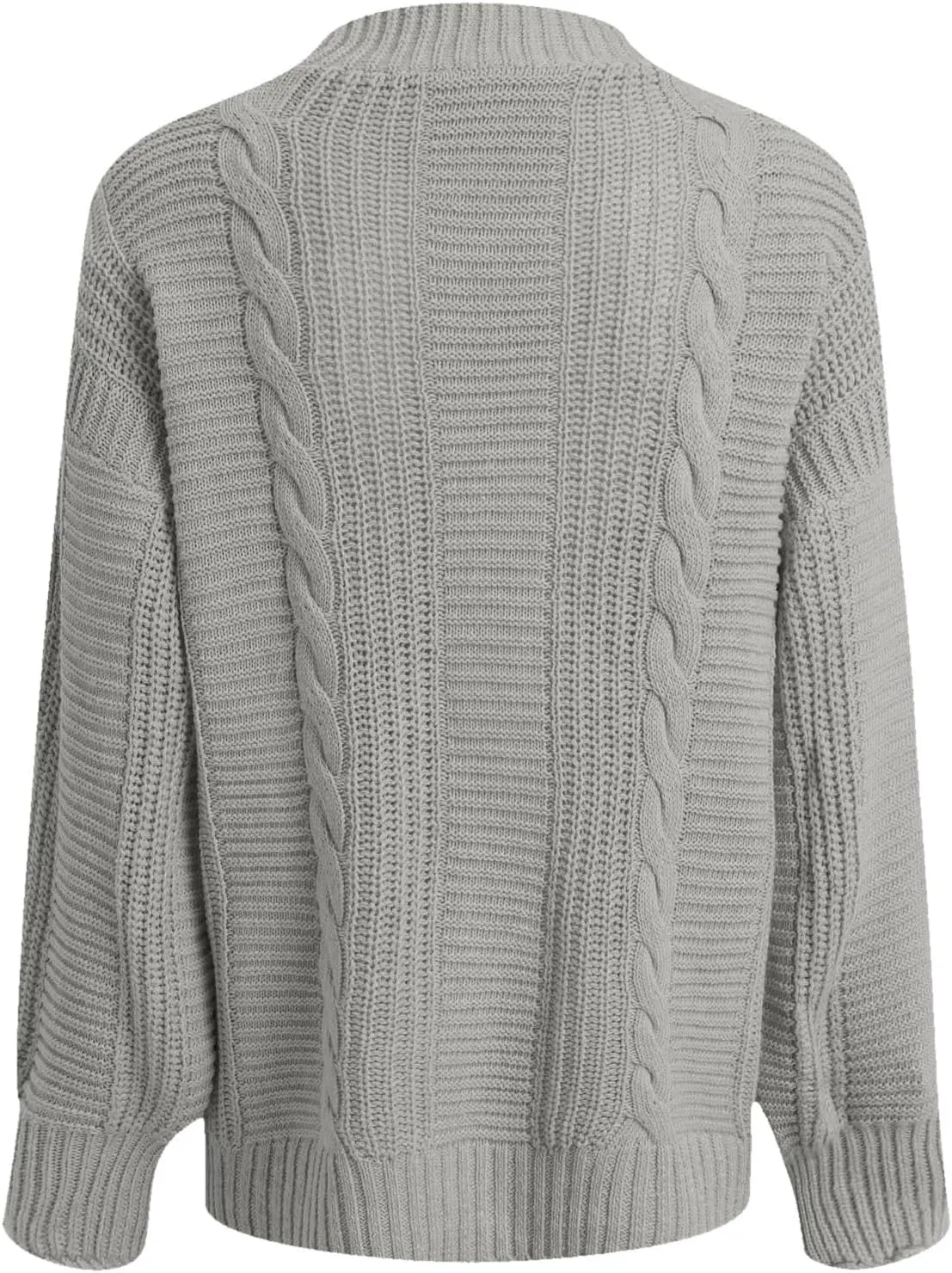 iLH Cardigan Sweaters for Women Open Front Cable Knit Sweater Chunky Crochet Outwear Coats Button down Fall Jackets