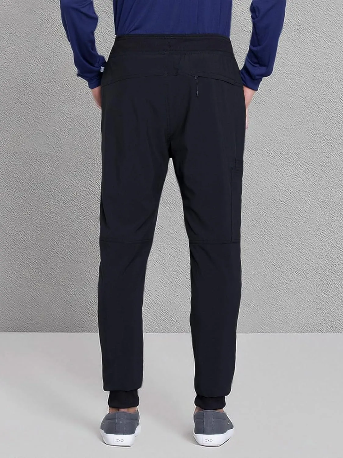 Infinity Cherokee Men's Jogger Pants with Drawstring Waist Mid Rise 5 Pockets Bottoms CK004A