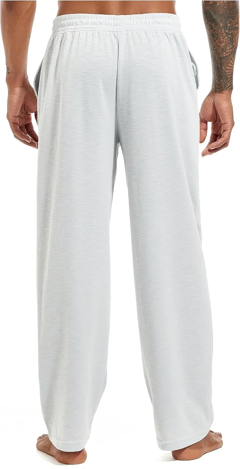 Inner Wish Men's Pajama Pant, Soft Mens Lounge Pants Sleep Bottoms with Pockets Drawstring