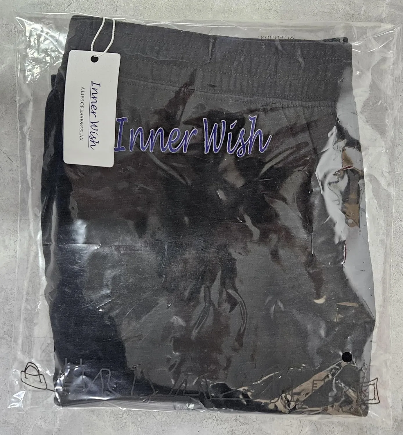 Inner Wish Men's Pajama Pant, Soft Mens Lounge Pants Sleep Bottoms with Pockets Drawstring
