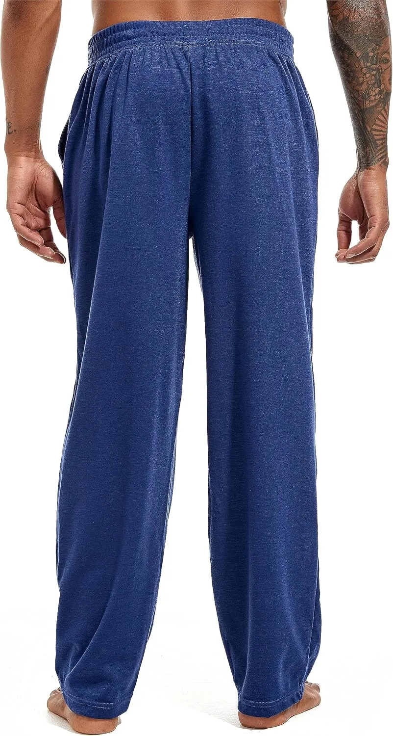 Inner Wish Men's Pajama Pant, Soft Mens Lounge Pants Sleep Bottoms with Pockets Drawstring