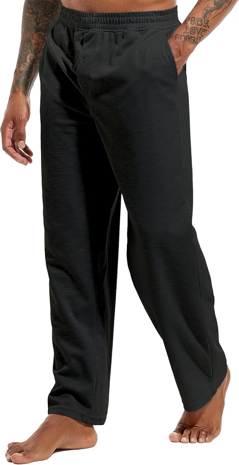 Inner Wish Men's Pajama Pant, Soft Mens Lounge Pants Sleep Bottoms with Pockets Drawstring