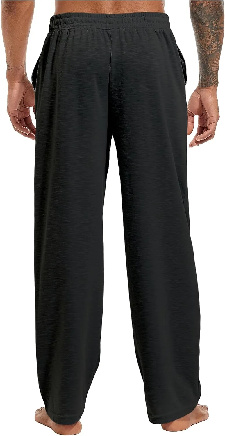 Inner Wish Men's Pajama Pant, Soft Mens Lounge Pants Sleep Bottoms with Pockets Drawstring