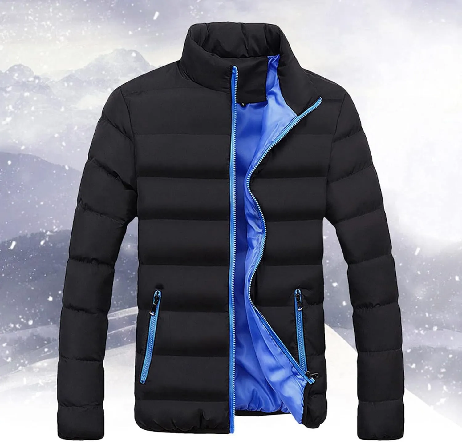 Jackets for Men Jacket Winter Coat Bubble Casual Men Fit Thick Men's Coats Jackets Mens Jackets