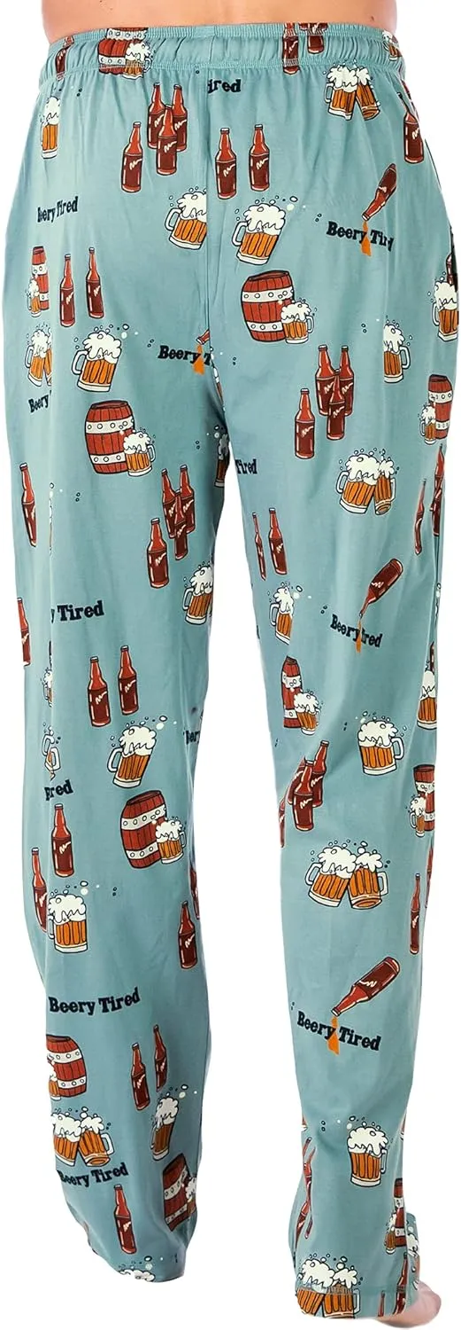 Lazy One Funny Ocean Pajama Pants For Men, Men's Separate Bottoms, Lounge Pants, Fishing PJs