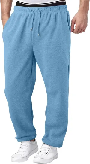 Linen Pants for Men Simple Fashion Solid Color Work Pants Casual Loose Sweat Pants Plus Size Trousers for Men