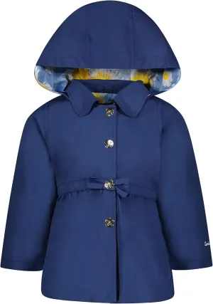 LONDON FOG Girls' Toddler Li'l Lightweight Trench Dress Coat