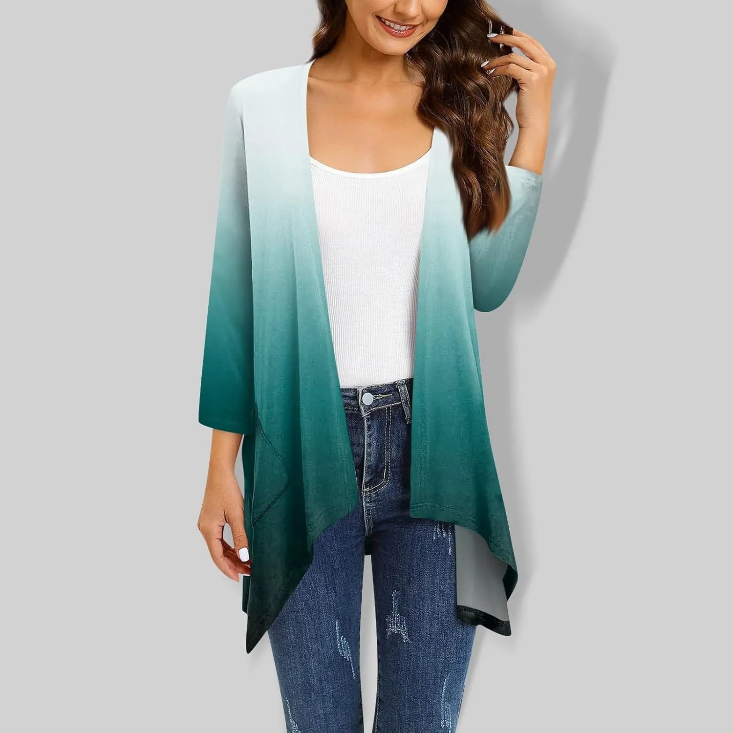 Long Cardigans for Women with Pockets Pretty Flowy Cardigan Sweaters for Women Casual Lightweight Fall Sweaters for Women