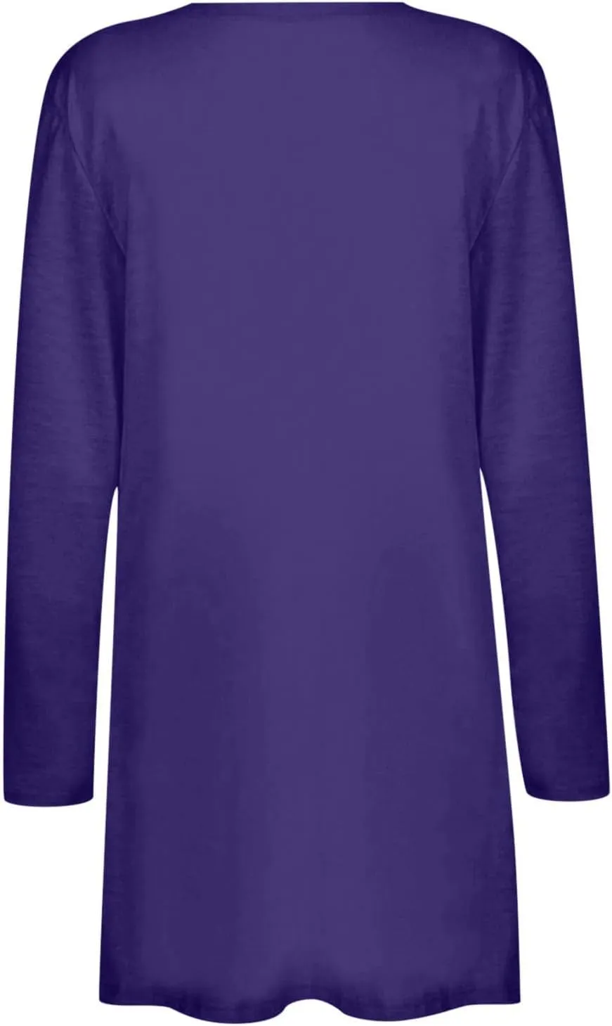 Long Sleeve Cardigan for Women Trendy Open Front Kimono Sweatshrits with Pockets Lightweight Casual Shirts Tops
