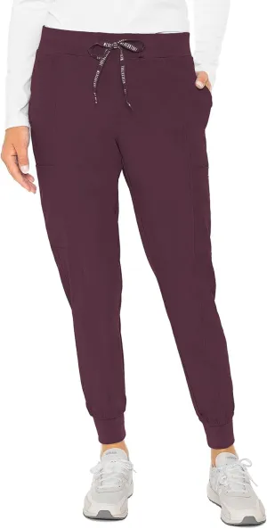 Med Couture Scrub Jogger Pants for Women, Seamed Bottoms with 4 Spacious Pockets MC8721