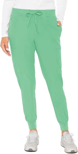 Med Couture Scrub Jogger Pants for Women, Seamed Bottoms with 4 Spacious Pockets MC8721