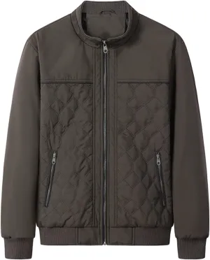 Men Casual Autumn And Winter Coats Jacket Warm Long Sleeve Pockets Coats Zipper Solid Hooded Utility Jacket