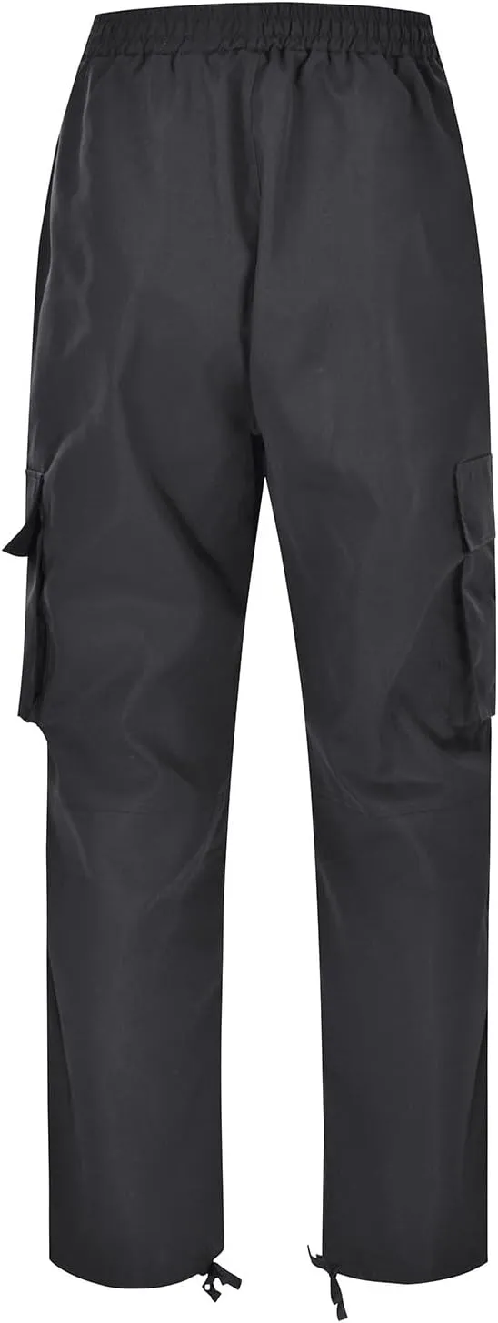 Men's Cargo Casual Sweatpants Multi-Pocket Durable Cargo Pants Casual Baggy Cargo Work Travel Pants Loose Fit Pants