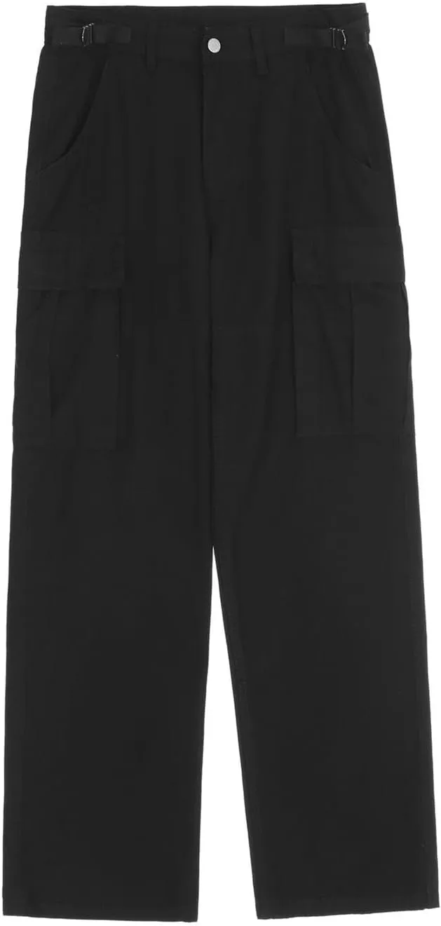 Men's Casual Baggy Cargo Pants with Multi-Pockets Streetwear Wide Leg Trousers Loose Outdoor Hiking Streetwear Pants